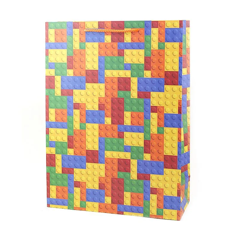 Пакет подарочный "Конструктор" 31*12*42 см