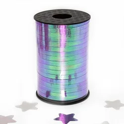 Лента Металлик (0,5 см*250 м) Северное сияние, Виноград, Голография/ (Китай)