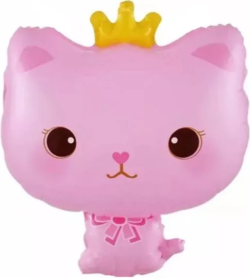 F 24"/60см Котенок Принцесса, Розовый, 1 шт. (Китай)