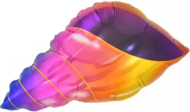 F 26"/65см Морская ракушка, Градиент, 1 шт. (Китай)