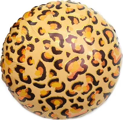 F 18"/48см Круг, Сафари, Леопард, 1 шт.(Китай)