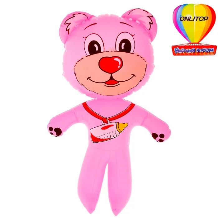 Игрушка надувная Мишка с соской 37 см