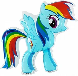 G 32"/81 см  Милая пони радуга, 1 шт. (Италия)