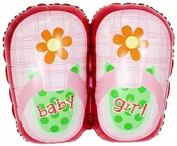 F 29"/74см Туфельки для девочки, Розовый, 1 шт. (Китай)