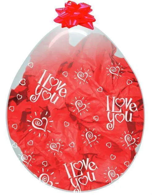 S УП 18 I love you, Кристалл Прозрачные /25 шт / (Колумбия)