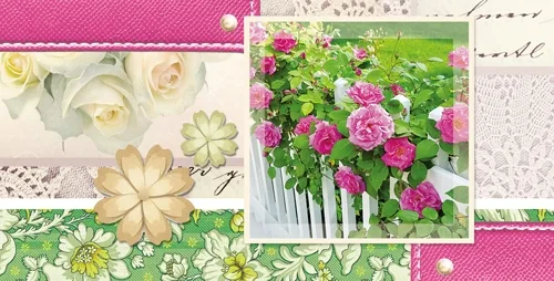 Конверт для денег Без текста Цветы (10 шт.)