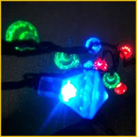 Светодиодная гирлянда "Бахрома Фигурная"с переключателем режимов 3м*0,5м