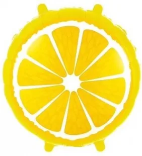 F 18"/46см Круг, Лимон, Желтый, 1 шт. (Китай)