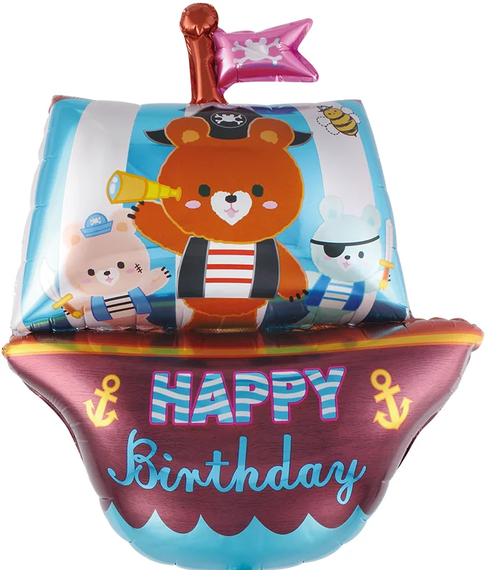 F 36"/91см Пиратский корабль, 1 шт. (Китай)