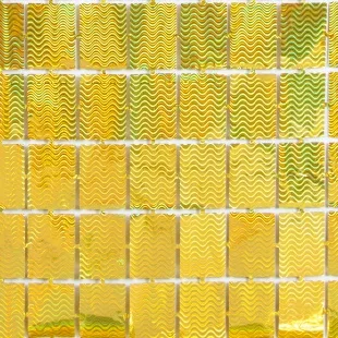 Занавес Прямоугольники, Золото, Голография, 100*200 см, 1 шт.