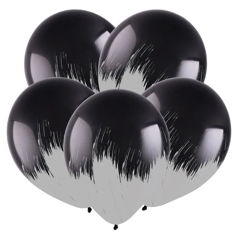 Т 12''/30 см Браш Серебро, Черный пастель/10 шт./  (Турция)