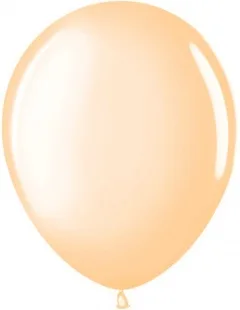 ВВ 12"/30см Персиковый, Металл, 50 шт.(Малайзия)