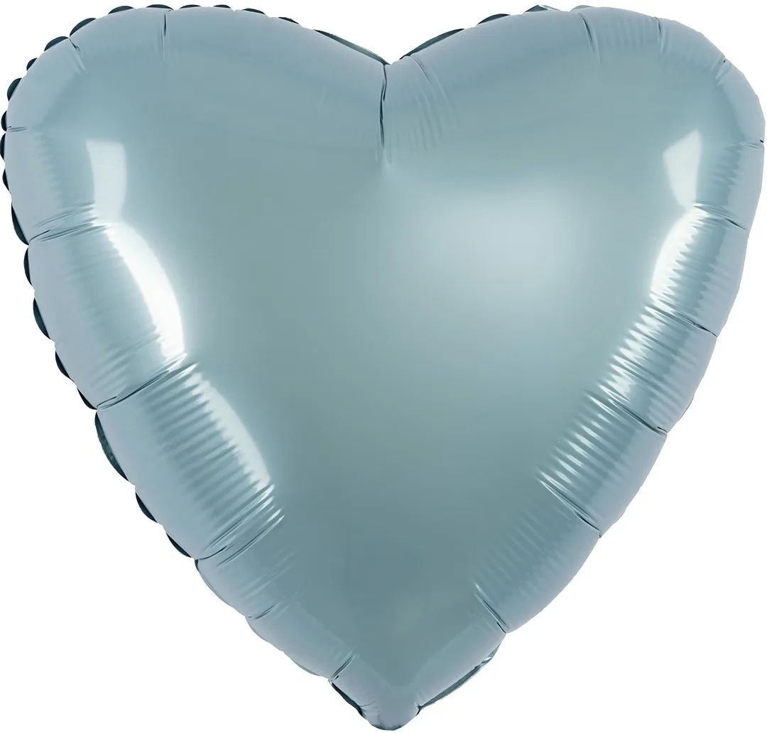 Р 36"/91см Сердце,  Утренний туман, Бохо, 1 шт. в уп.(Россия)