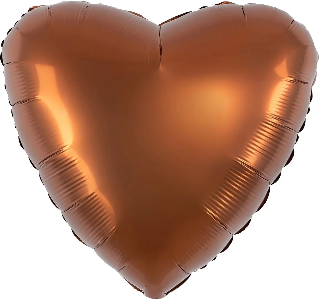 Р 36"/91см Сердце, Терракота, Бохо, 1 шт. в уп. (Россия)