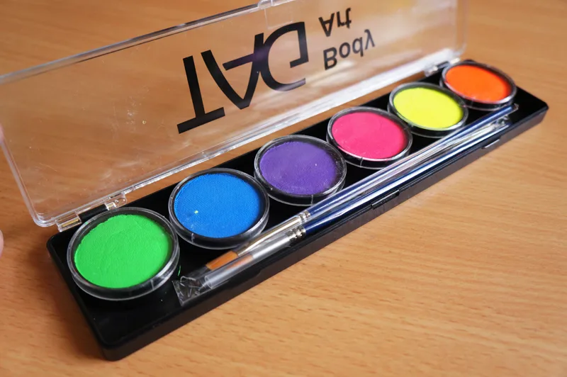Палетка неоновые цвета 6 * 10 гр.