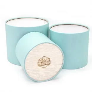 Набор коробок Цилиндр, Тропическая лагуна, 21*21*21 см, 3 шт.