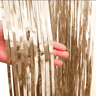 Занавес "Дождик" Айвори   1м*2м/1 шт./ (Китай)