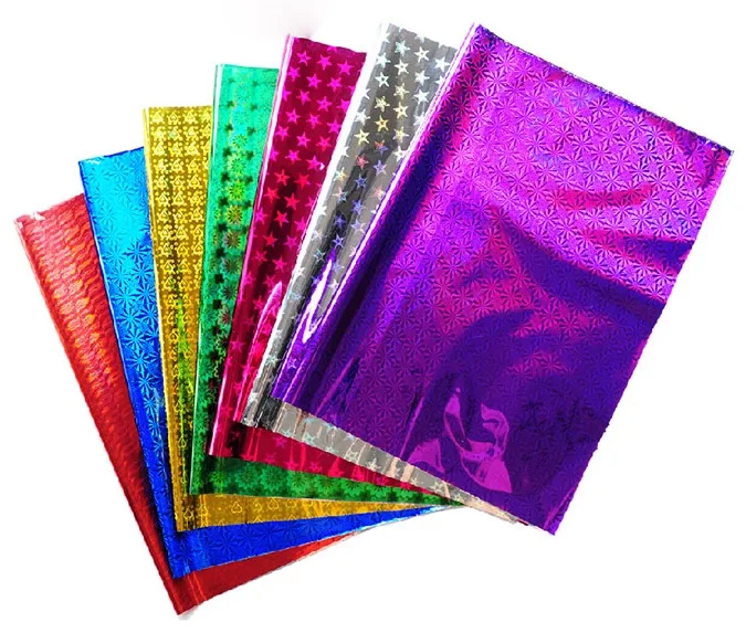 Упаковочная фольга с рисунком , Ассорти / уп./ 50 шт.