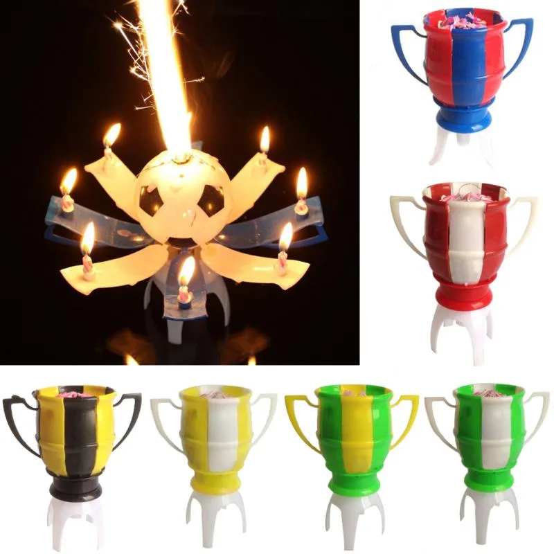 Свеча музыкальная "Кубок. Футбол" / 1 шт.