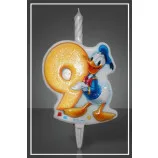 Свеча тортовая Disney "Микки Маус" Цифра 9 / 1 шт.