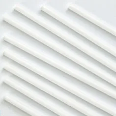 Трубочка полимерная для шаров БЕЛАЯ / 100 шт /