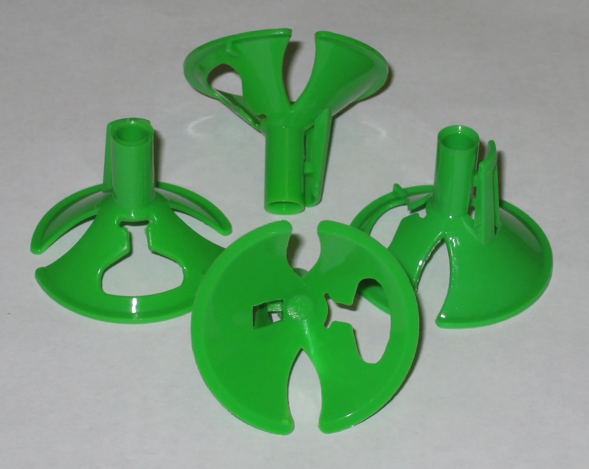 Зажим для шарика универсальный ЗЕЛЕНЫЙ  / 100 шт /