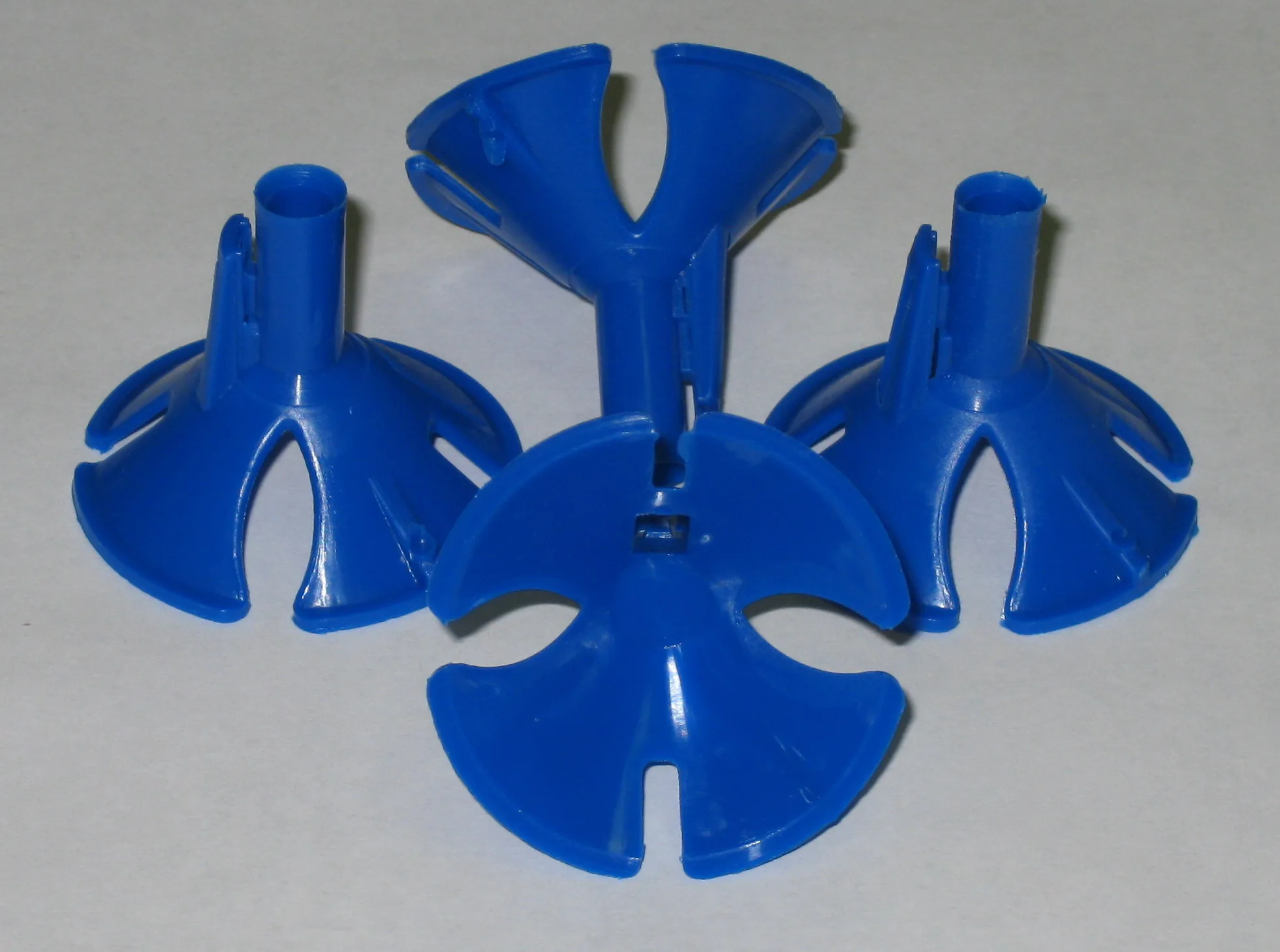 Зажим для шарика универсальный СИНИЙ  / 100 шт /