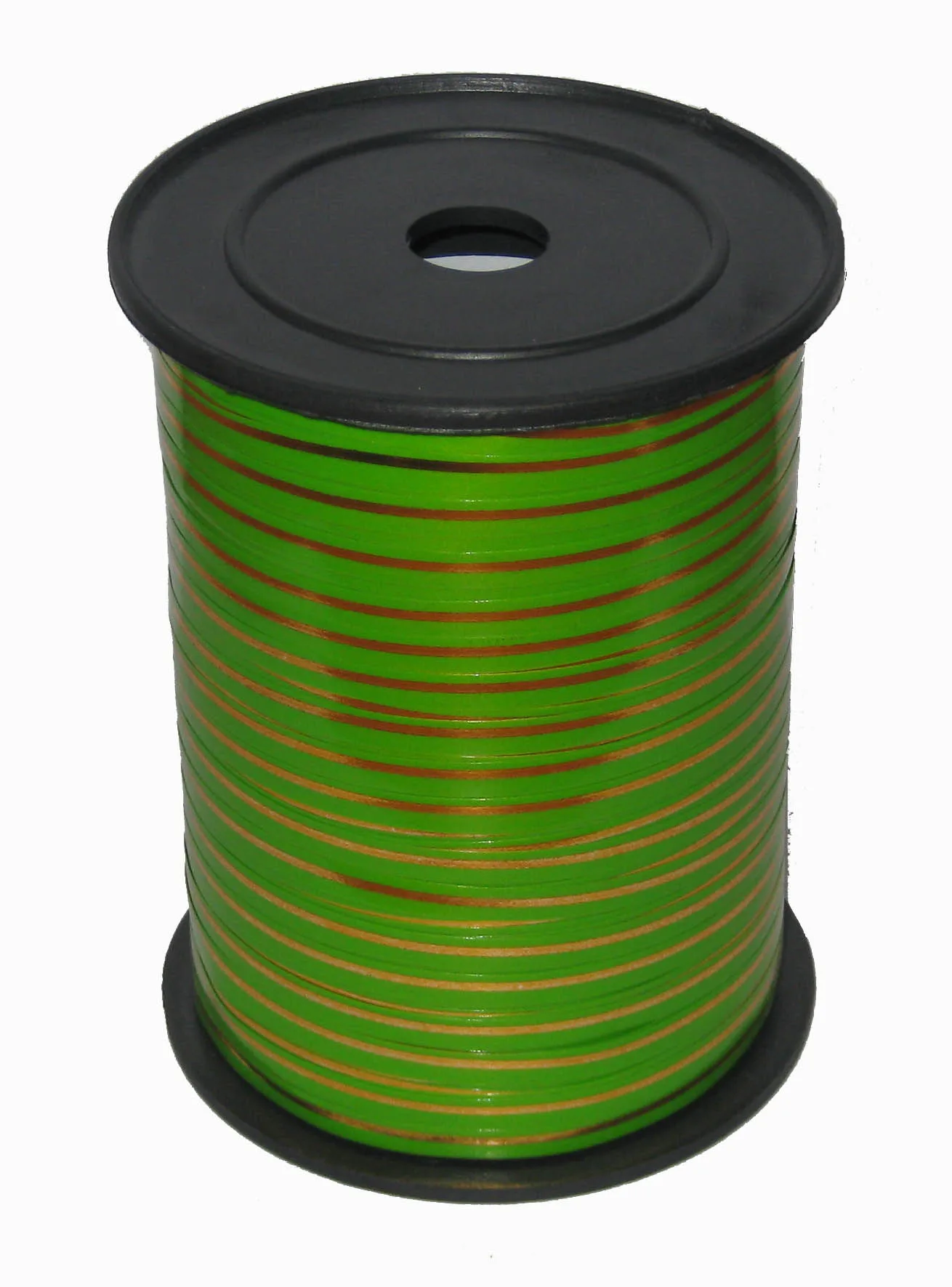 Лента с Золотой полоской	бобина 0,5 см / 250 м Салатовая (Россия)