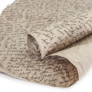 Упаковочная жатая бумага (0,7*4,57 м) Caroline, Шоколадный, 1 шт.