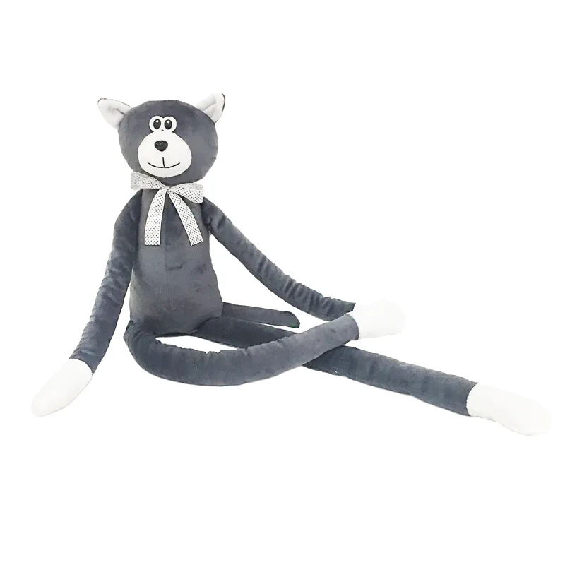 Мягкая игрушка "Кот обнимашка", Серый. 90 см