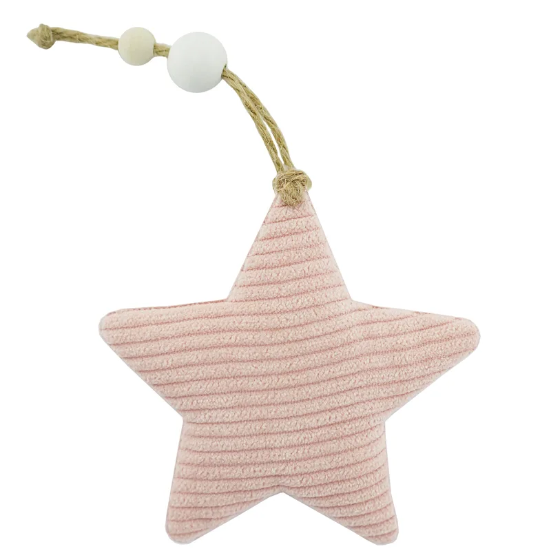 Новогоднее украшение "Мягкая розовая звездочка" 9*2*9 см