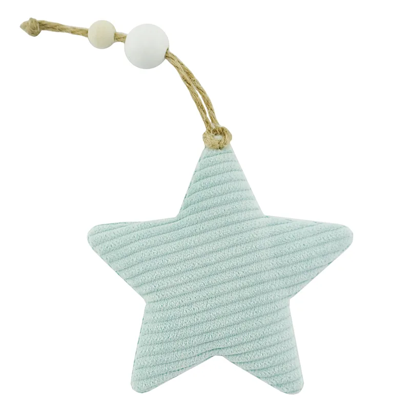 Новогоднее украшение "Мягкая голубая звездочка" 9*2*9 см