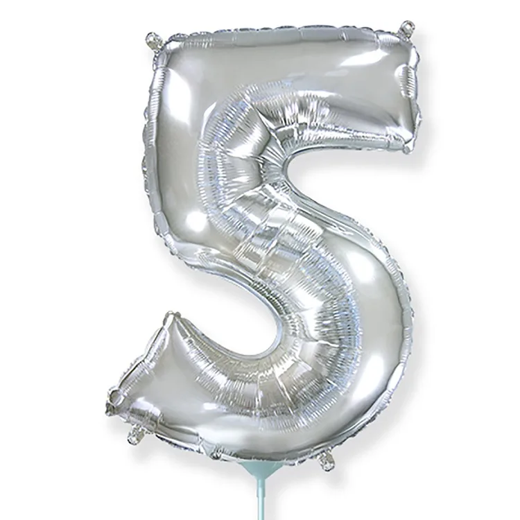 И 16"/41 см  Цифры "5" Silver / 1 шт. / Испания /