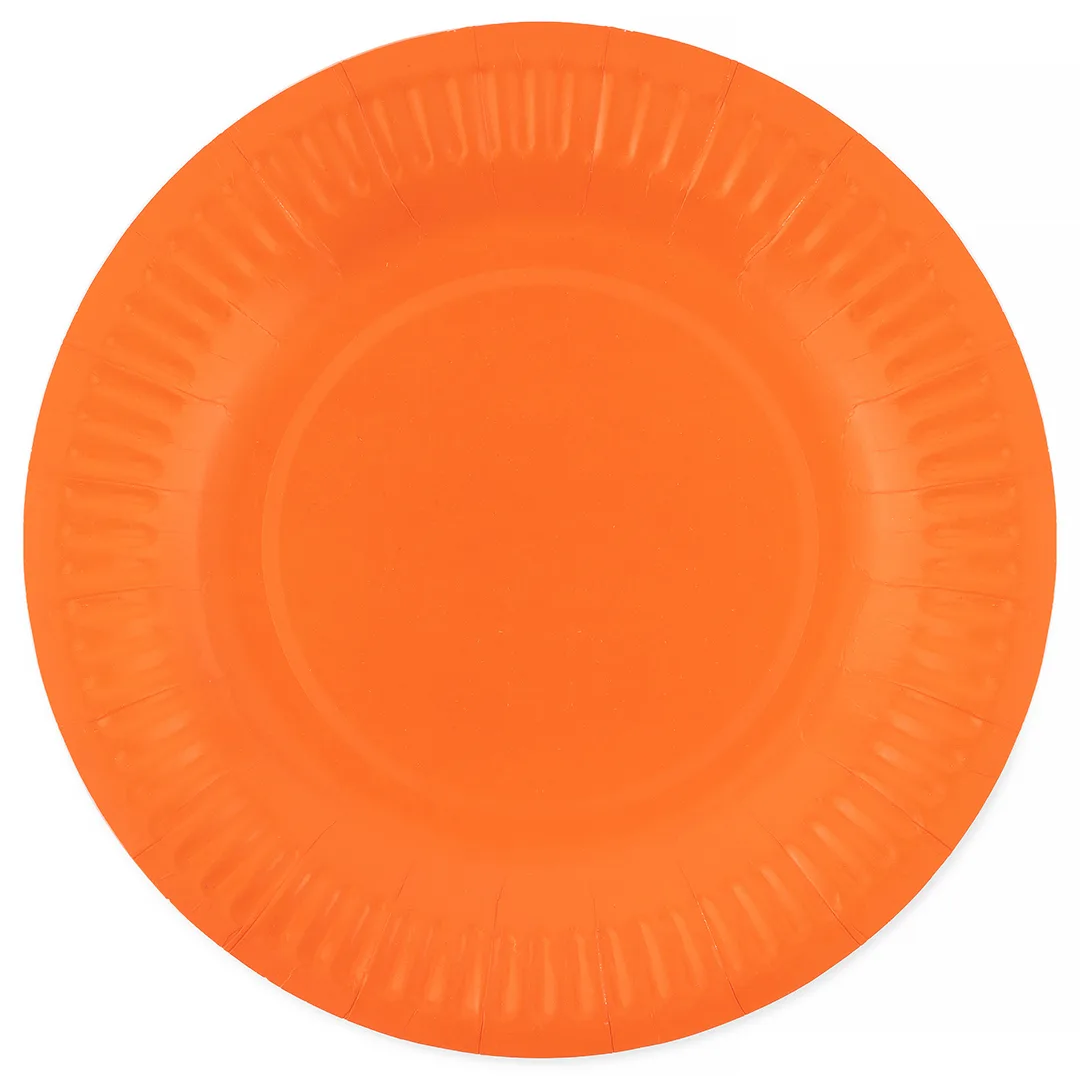 Тарелки (9''/23 см) Мастхэв, Оранжевый, 6 шт.