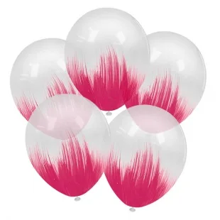 О 12''/30 см Браш, Малиновый, кристалл, 5 шт.  (Турция)