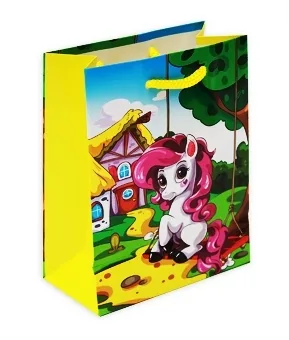 Пакет подарочный "Любимый пони" 11.5х14.5х6см (S)