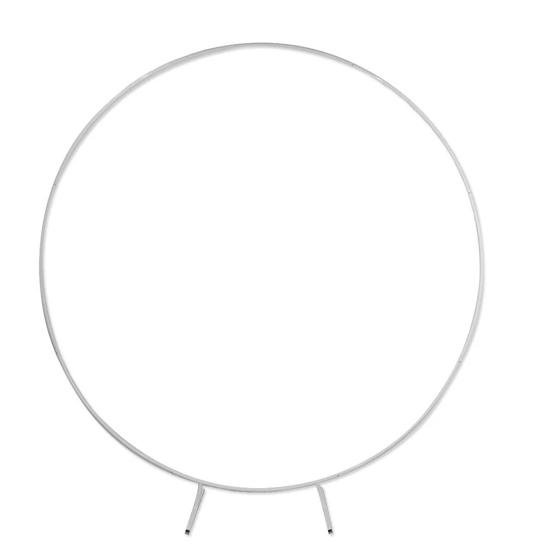 Стойка для шаров, Большой Круг, разборная, 1,5 м, Белый, 1 шт.