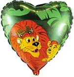 И 18 Сердце Король лев  / 1 шт / (Испания)