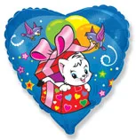 И 18 Сердце Кошкин сюрприз / 1 шт / (Испания)