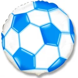 И 18"/46см Круг Футбольный мяч (синий)/ Soccer Ball / 1 шт / (Испания)