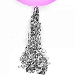 Подвеска метализированная, Спираль Серебро, 1 шт.