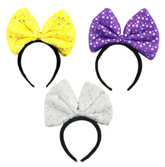 Ободок Бант с блестками