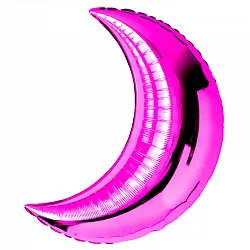 F 28"/71см Полумесяц, Фуксия 1 шт. (Китай)