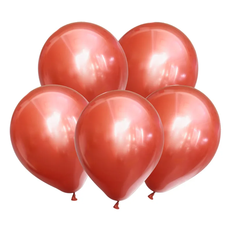 Т 12"/30см Метал, Зеркальные шары, Красный 50шт. (Турция)