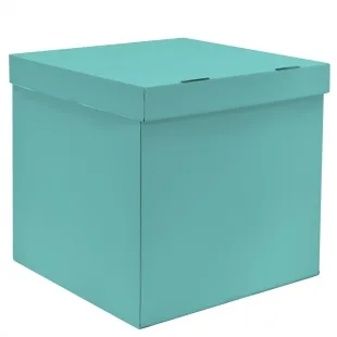 Коробка для воздушных шаров Тиффани, 60*60*60 см, 1 шт.