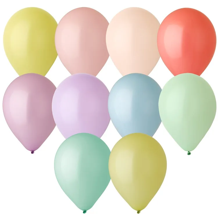 Э 12"/30 см.Стандарт Macaron ассорти/50 шт.(Малайзия)