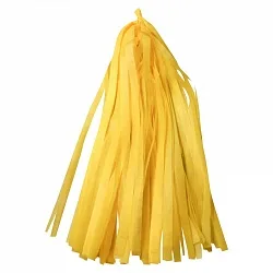 Гирлянда Тассел, Желтая 3 м, 12 листов