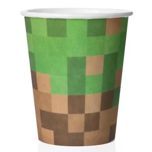 Стаканы "Пиксели", 250 мл.  (6 шт.)