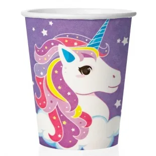 Стаканы "Нежный единорог" , сиреневый, 250 мл.  (6 шт.)
