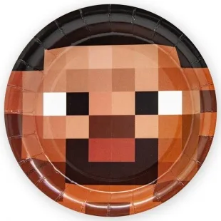 Тарелки Пиксели, 18 см (6 шт.)